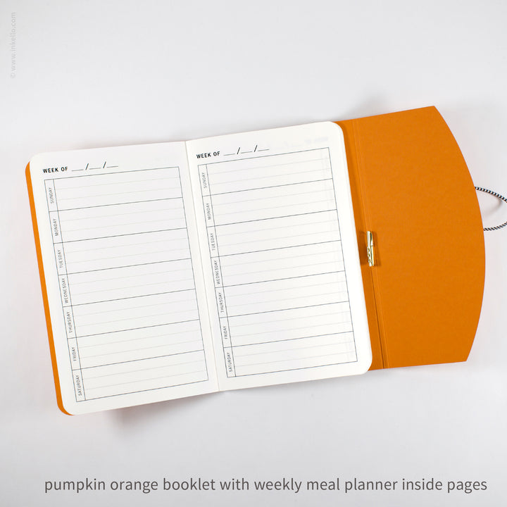 Contour Booklet with Pumpkin Orange Cover (