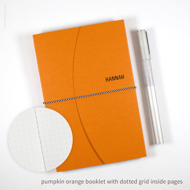 Contour Booklet with Pumpkin Orange Cover (