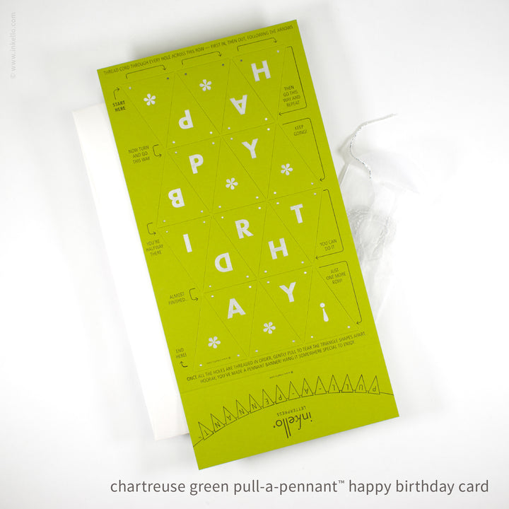 Birthday Pull-A-Pennant™ Greeting Card (
