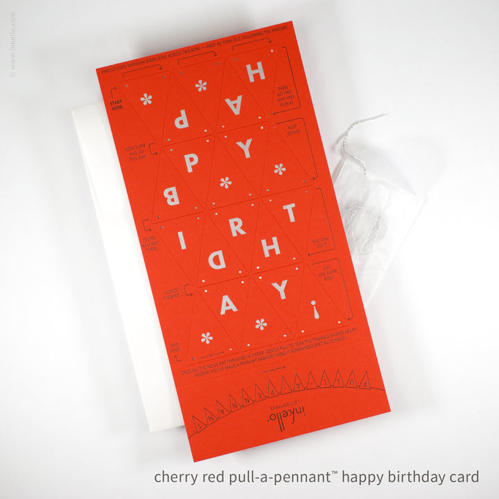 Birthday Pull-A-Pennant™ Greeting Card (