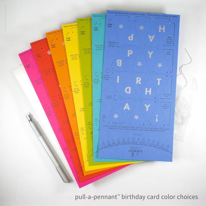 Birthday Pull-A-Pennant™ Greeting Card (