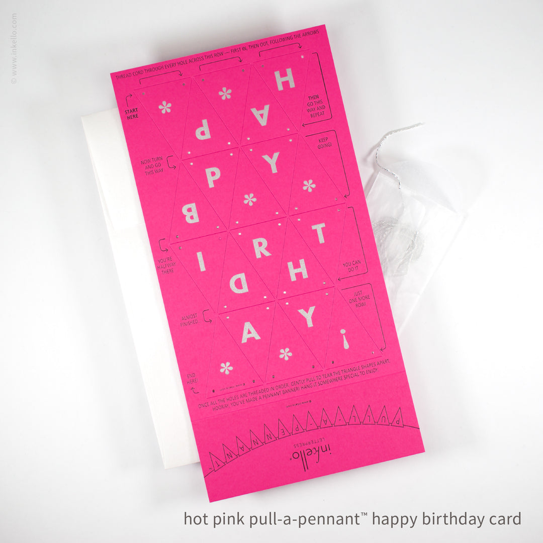 Birthday Pull-A-Pennant™ Greeting Card (