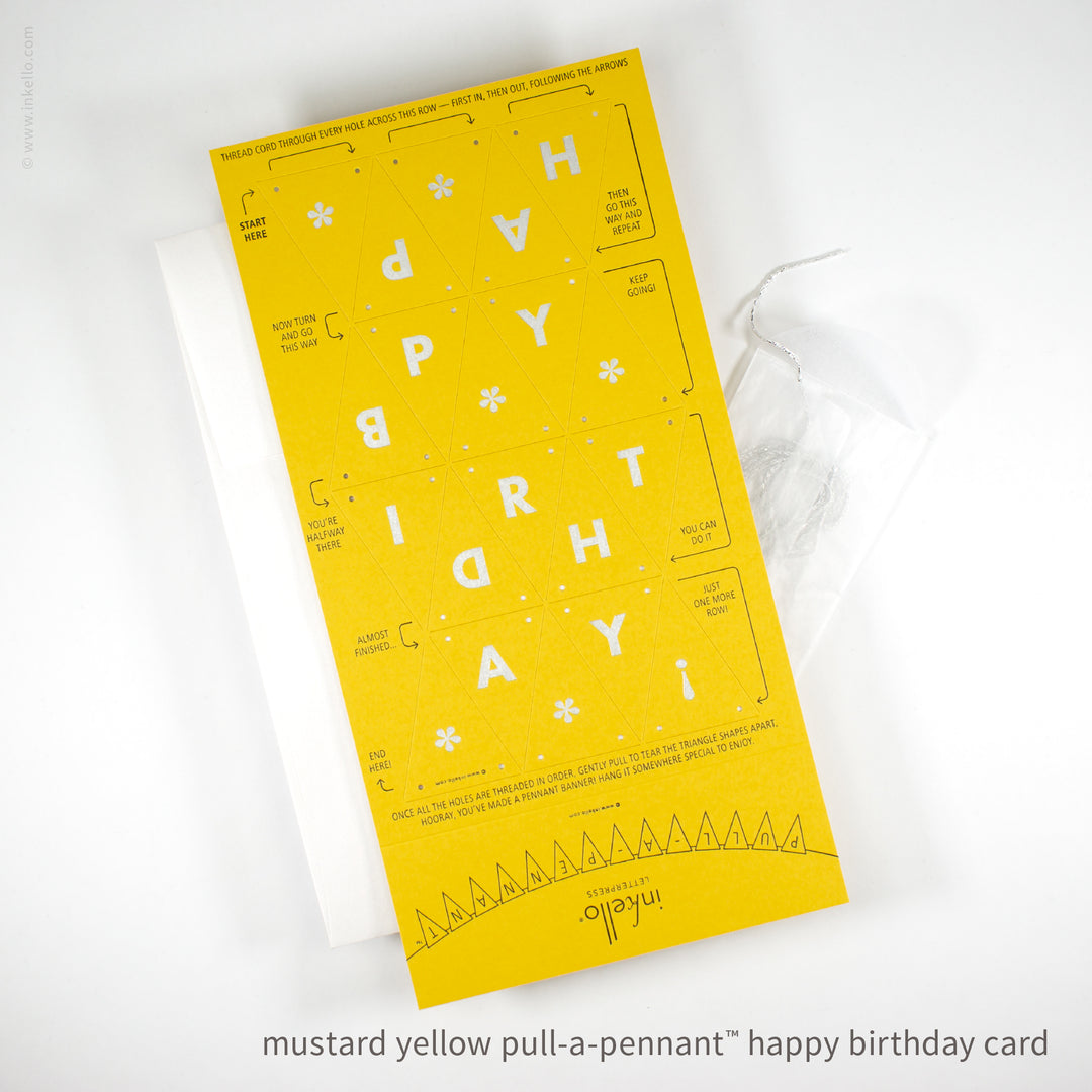 Birthday Pull-A-Pennant™ Greeting Card (