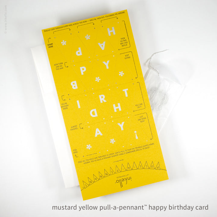 Birthday Pull-A-Pennant™ Greeting Card (