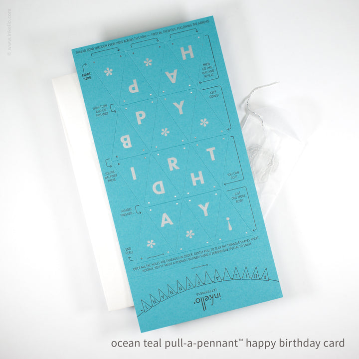 Birthday Pull-A-Pennant™ Greeting Card (