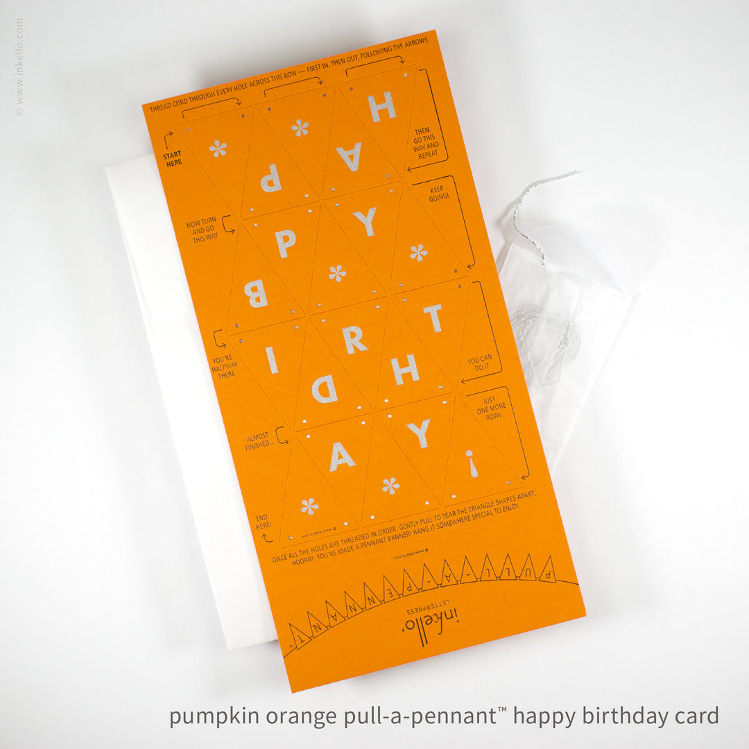 Birthday Pull-A-Pennant™ Greeting Card (