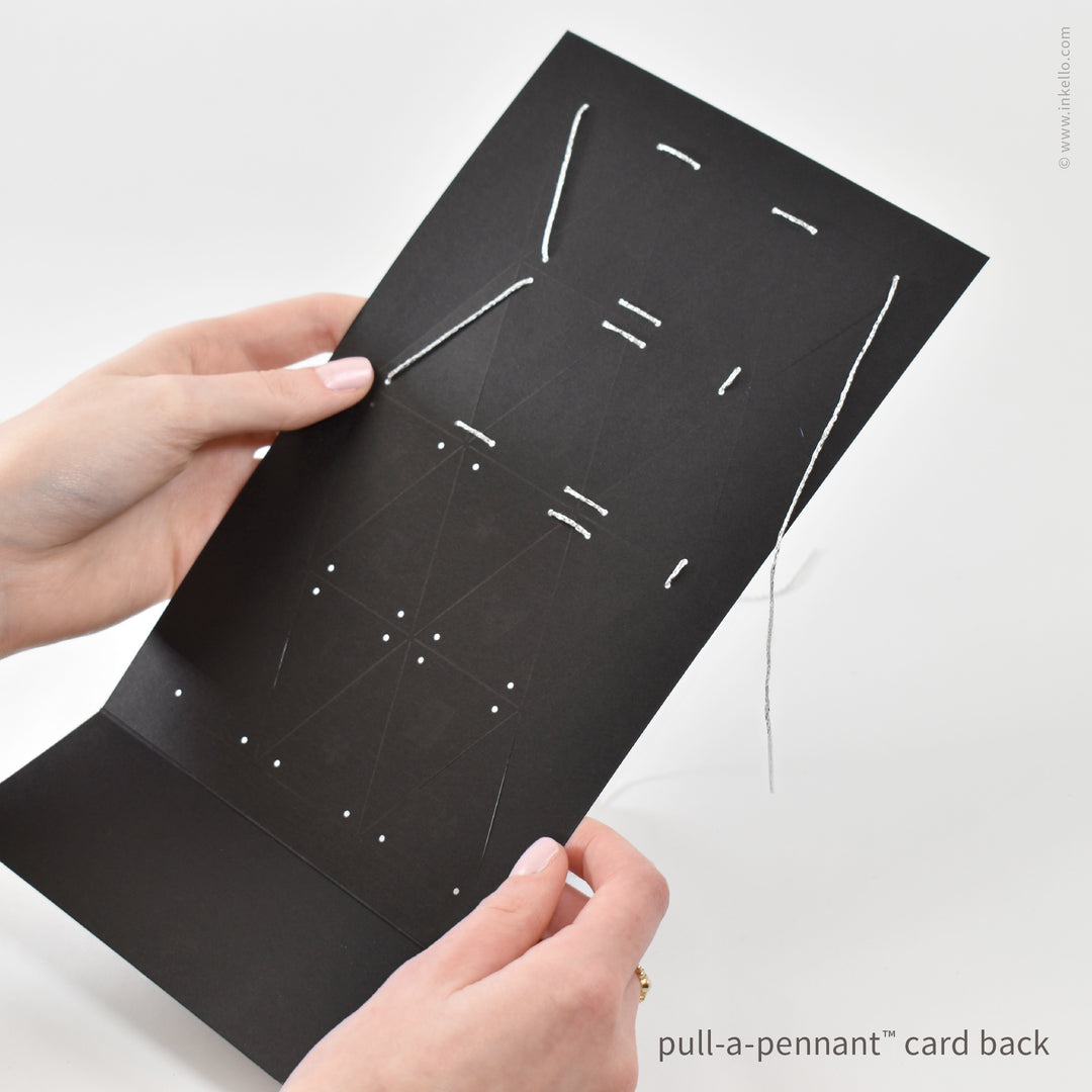 Happy New Year Pull-A-Pennant™ Greeting Card (