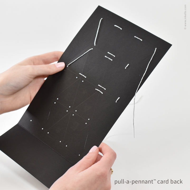 Happy New Year Pull-A-Pennant™ Greeting Card (