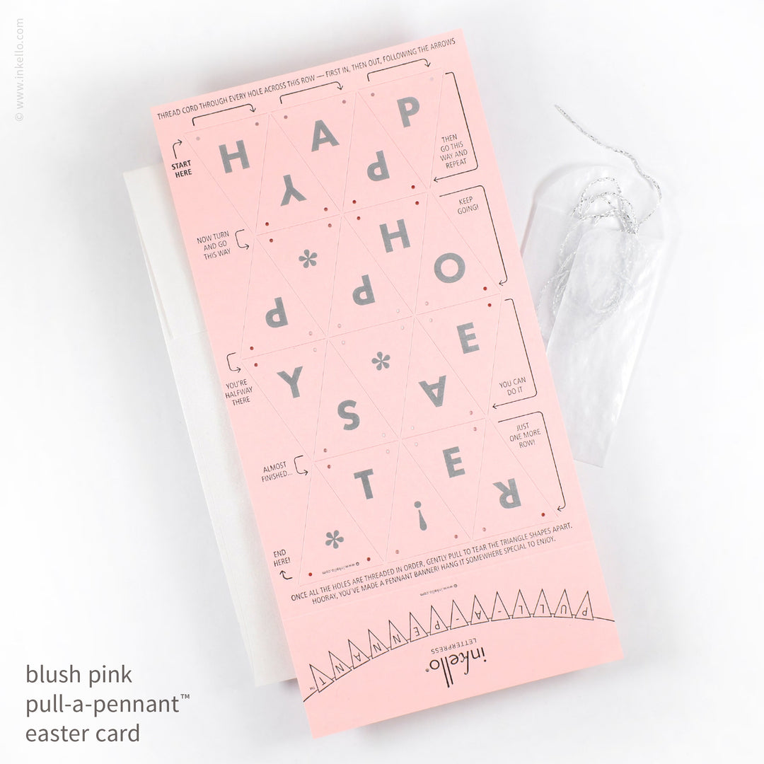 Easter Pull-A-Pennant™ Greeting Card (
