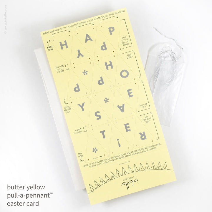 Easter Pull-A-Pennant™ Greeting Card (