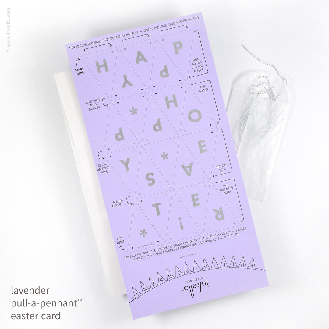 Easter Pull-A-Pennant™ Greeting Card (