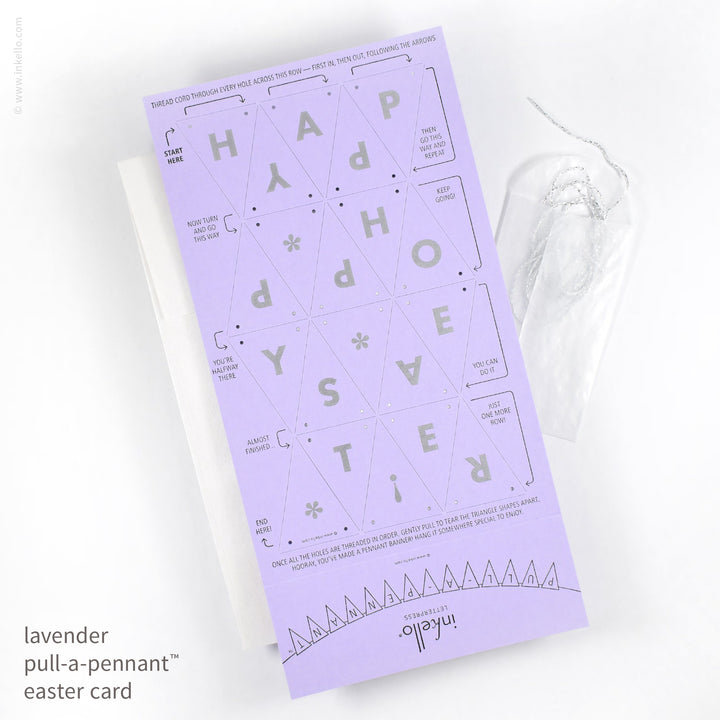 Easter Pull-A-Pennant™ Greeting Card (
