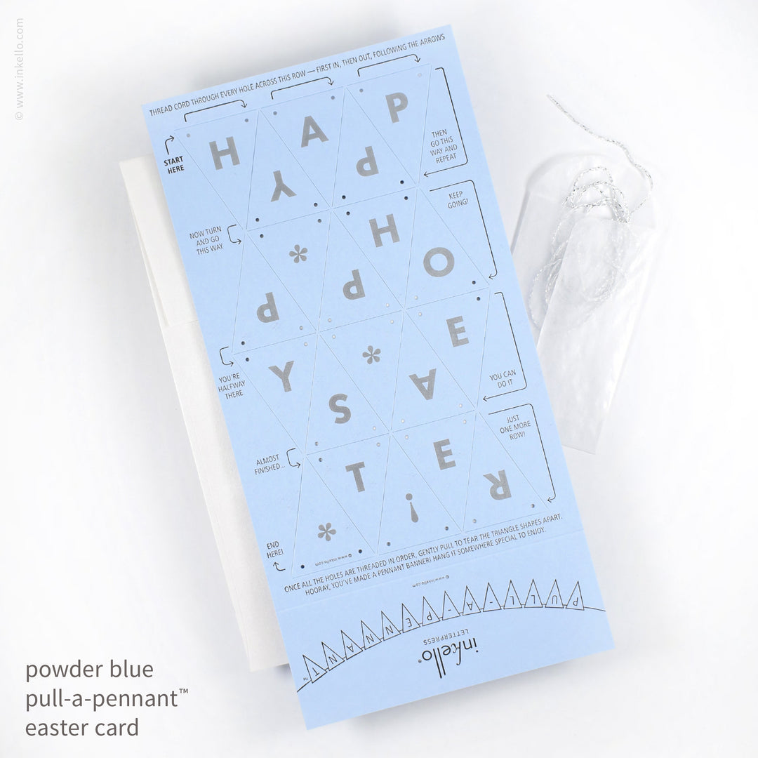Easter Pull-A-Pennant™ Greeting Card (