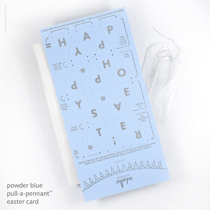 Easter Pull-A-Pennant™ Greeting Card (