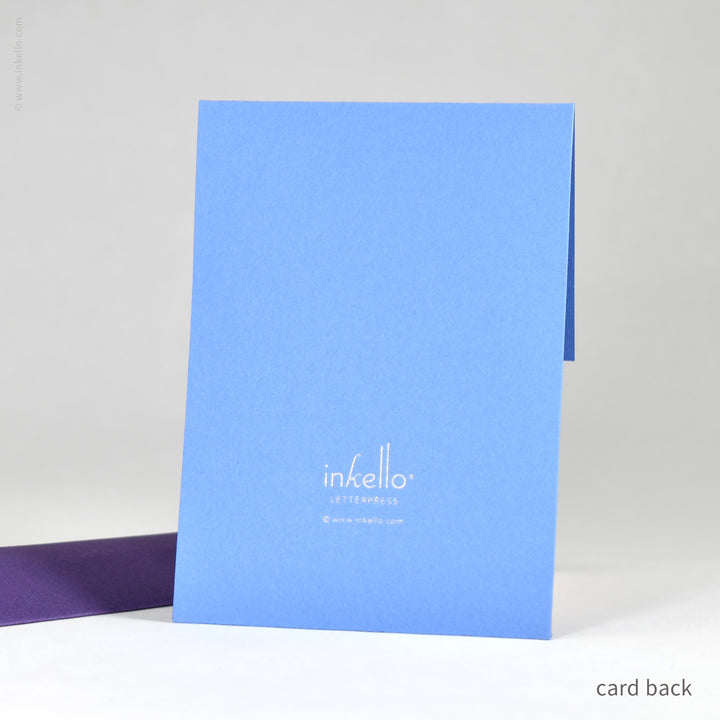 Happy Chanukah Menorah Peek-a-Boo Card (