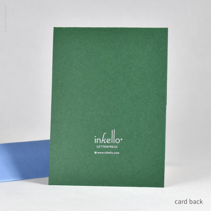 Happy New Year Champagne Peek-a-Boo Card (