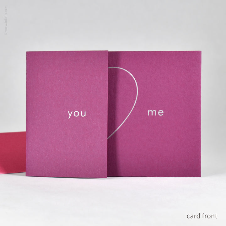 You Complete Me Peek-a-Boo Card (