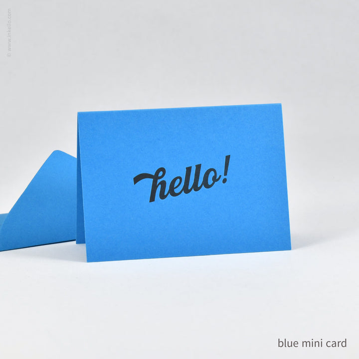 Bright Hello! Mini Cards (