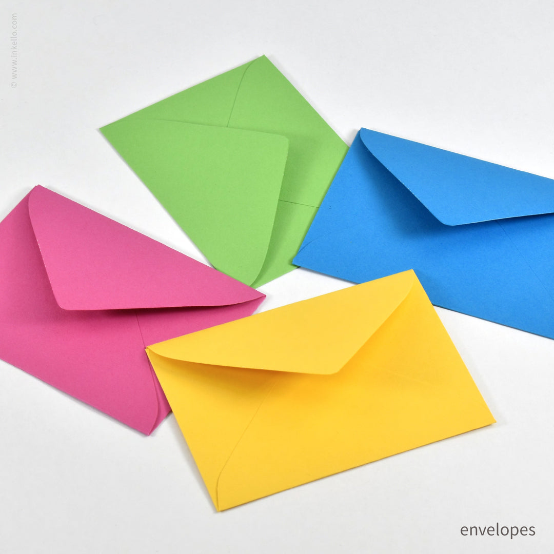 Bright Hello! Mini Cards (