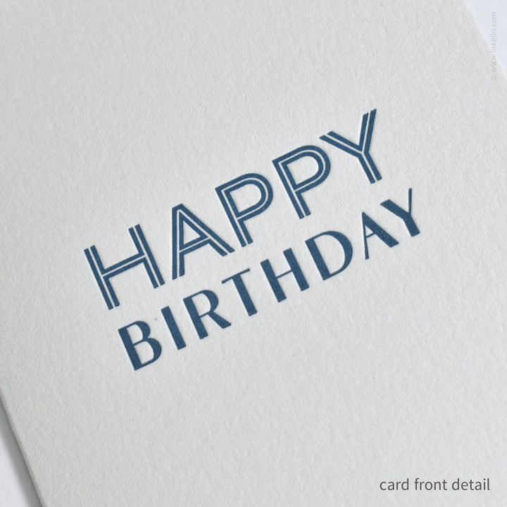Simple Happy Birthday Card (