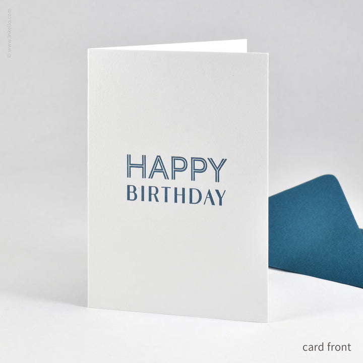 Simple Happy Birthday Card (