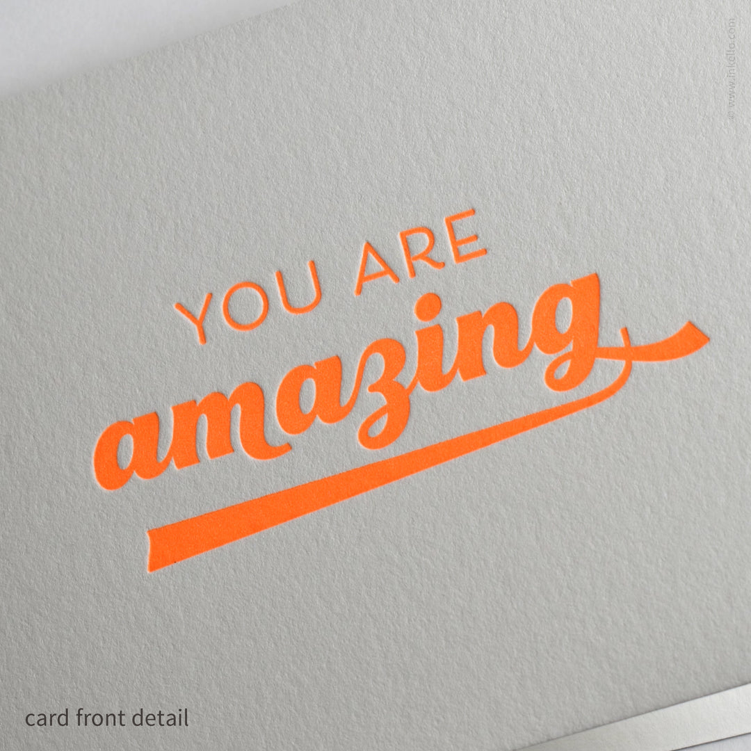 You Are Amazing Card (