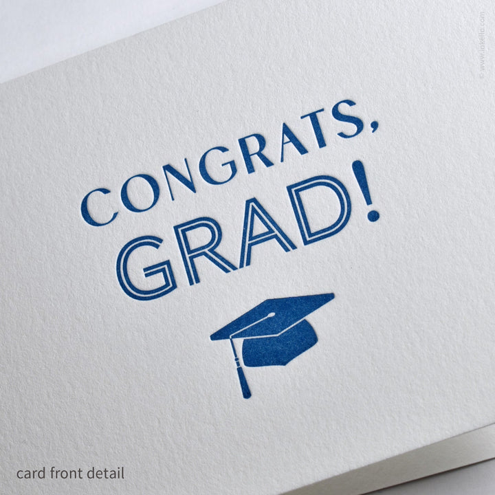"Congrats, Grad!" Cap Card (