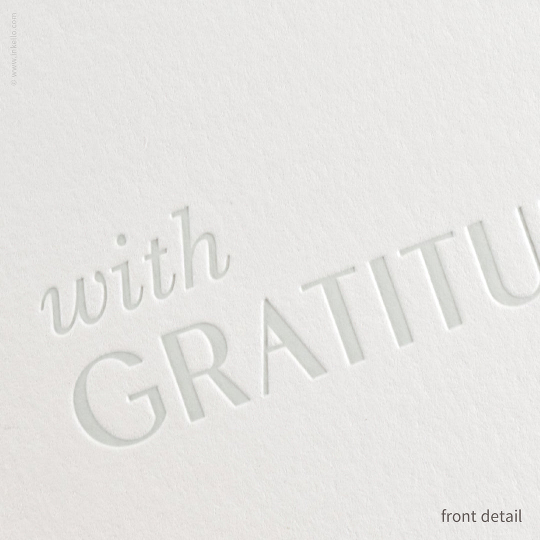 With Gratitude Card (