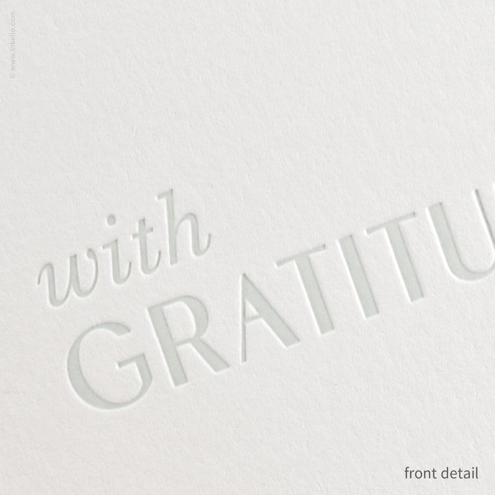 With Gratitude Card (