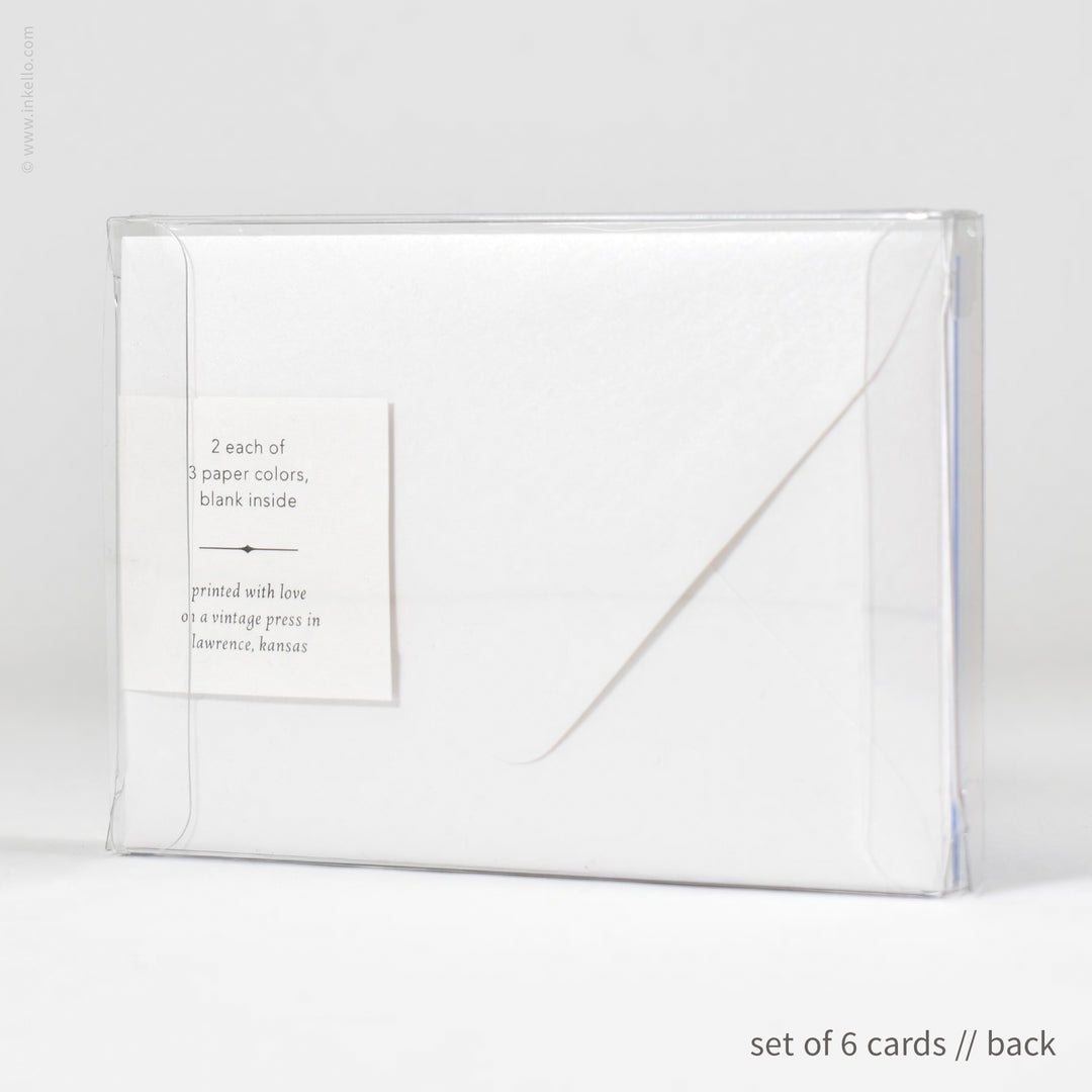 Happy Holidays Silver Snowflakes Cards (
