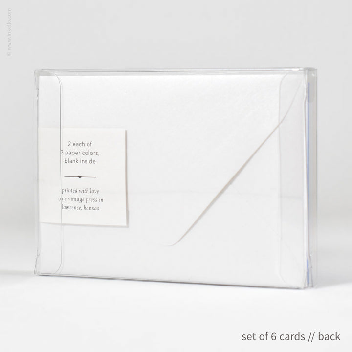 Happy Holidays Silver Snowflakes Cards (