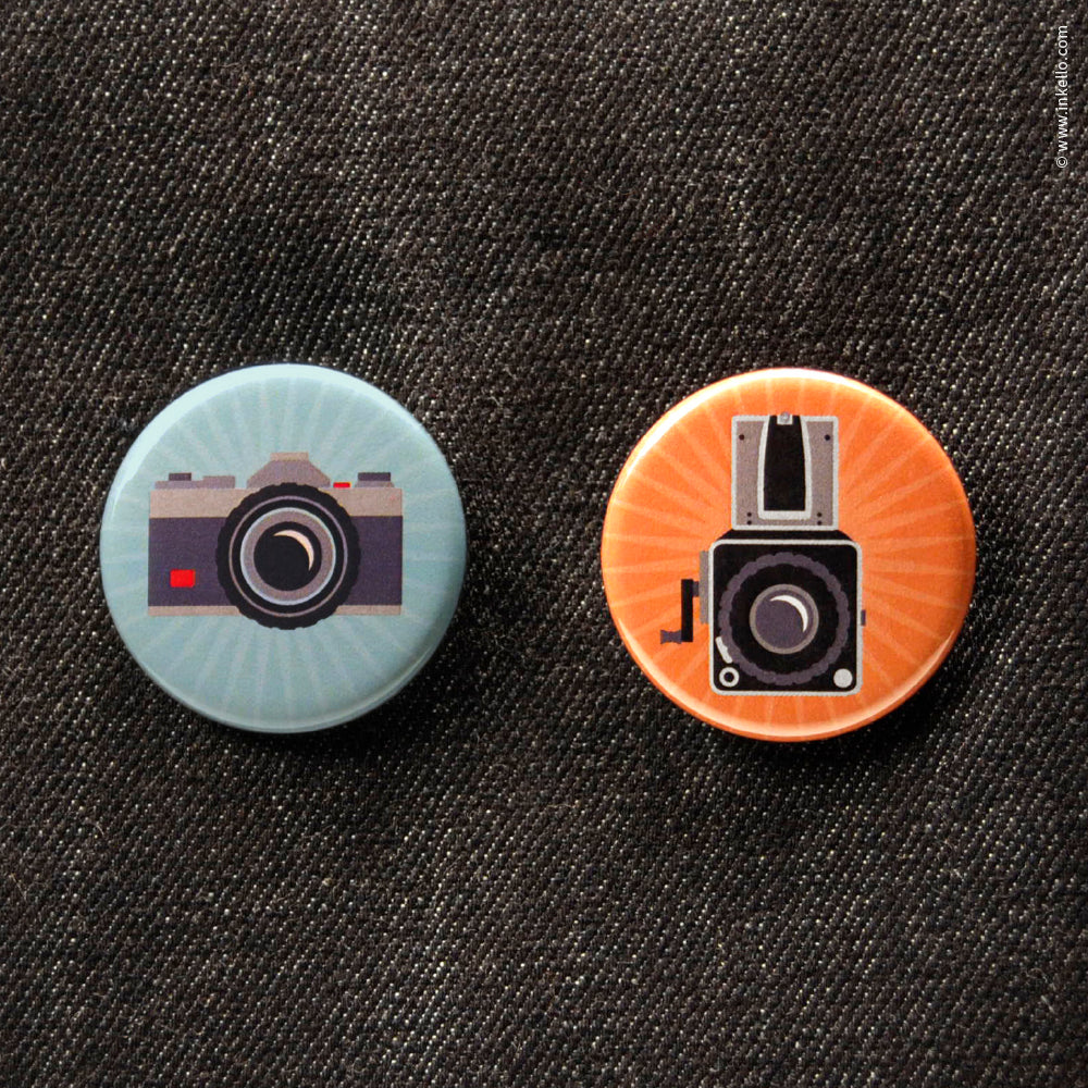 Camera Buttons (#607) — Inkello Letterpress